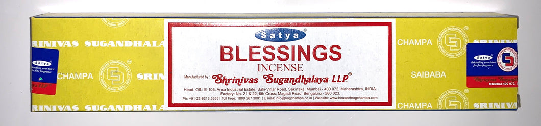 SATYA Blessings Incense Sticks